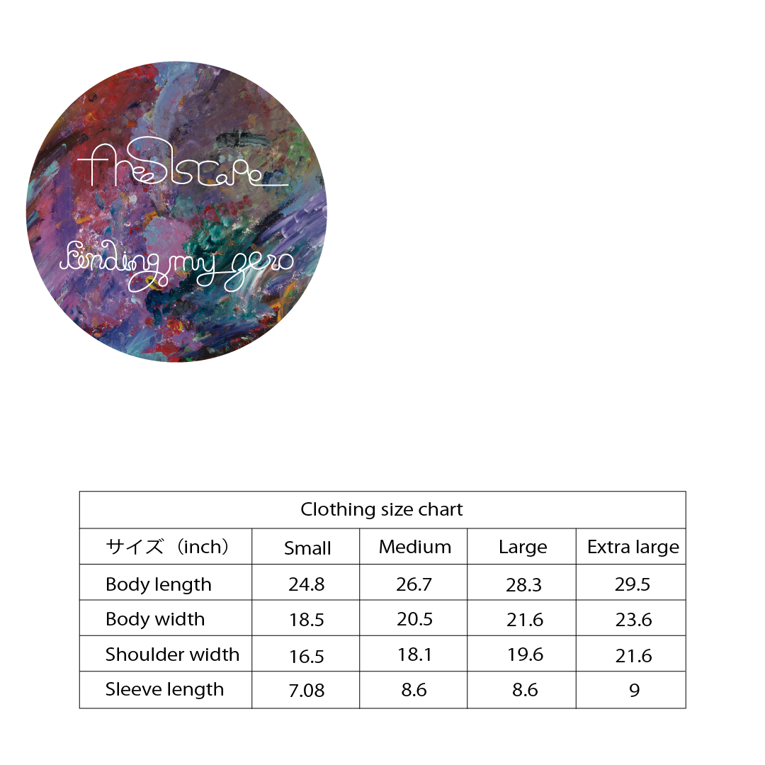 Finding my zero/T-シャツ/フロントサークル